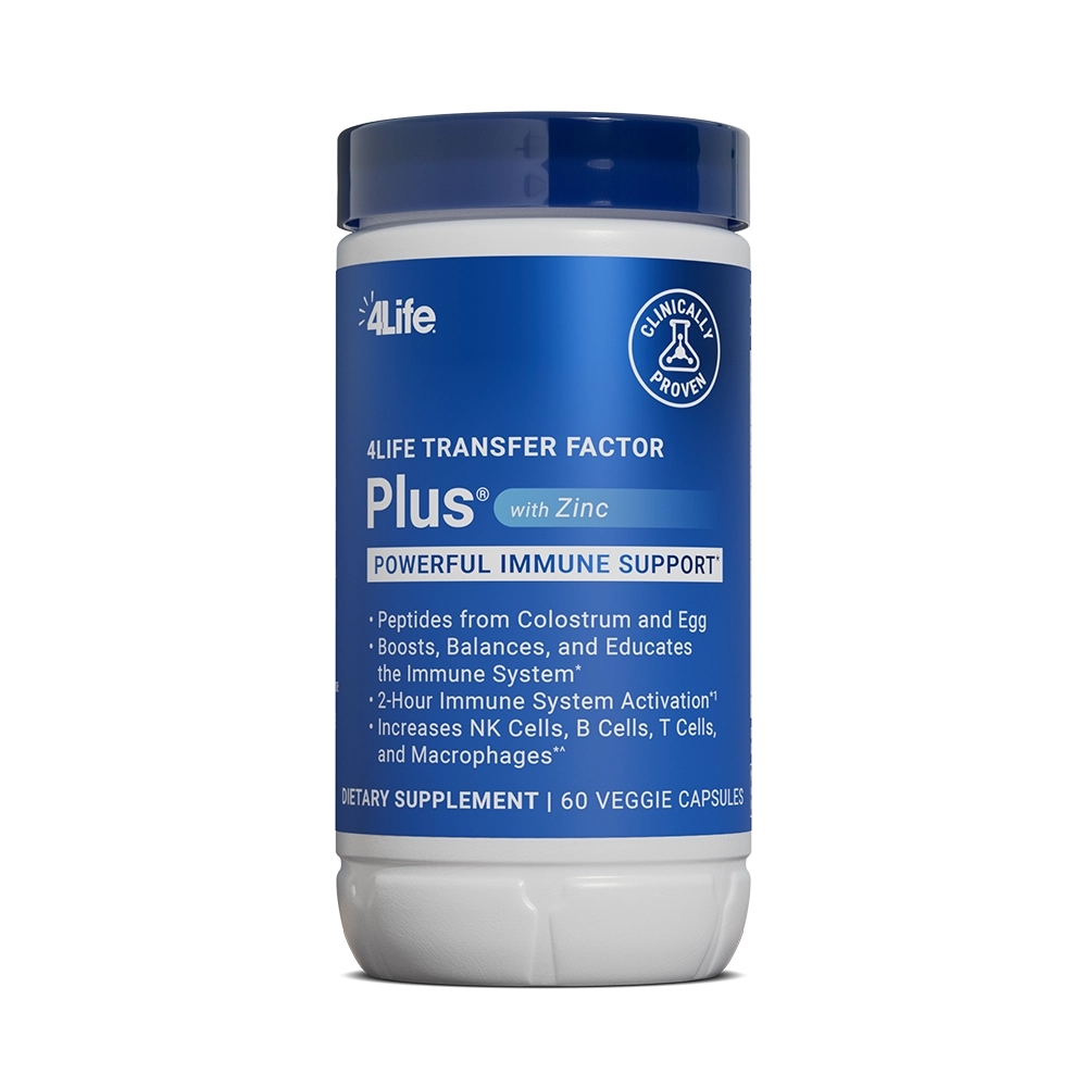 4Life Transfer Factor Plus con Zinc - Suplemento inmunológico
