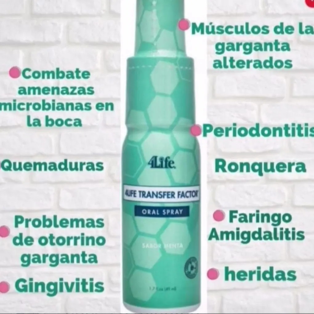 Transfer Factor Inmune Spray Menta/Naranja